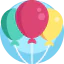 Balloons icon 64x64