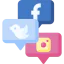 Social networks biểu tượng 64x64