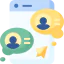Chat bubble biểu tượng 64x64