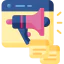 Social media marketing biểu tượng 64x64