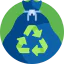 Recycling bag icon 64x64