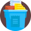 Paper bin icon 64x64