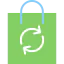 Recycled bag icon 64x64