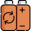 Rechargeable battery icon 64x64