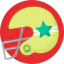 Football helmet icon 64x64