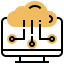 Cloud computing icon 64x64