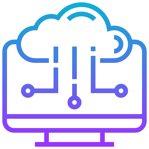 Cloud computing icon