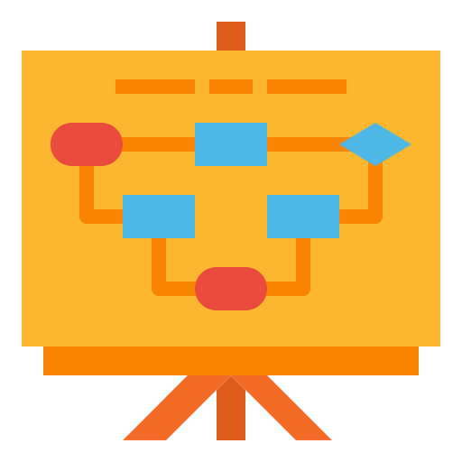 Flow chart Ikona