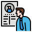 Curriculum vitae icon 64x64