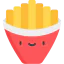 French fries icon 64x64