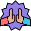 High five Symbol 64x64