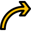 Curve arrow 상 64x64