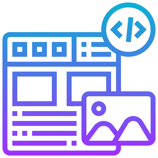 Web programming icon