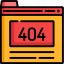 404 error biểu tượng 64x64