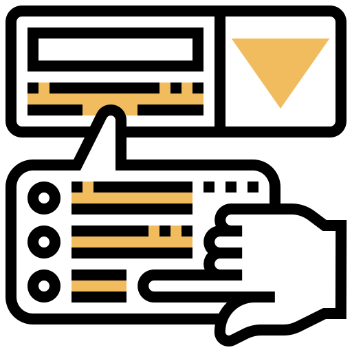 Drop down menu icon