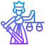 Justice sign icon 64x64