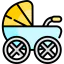 Baby carriage icon 64x64