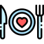 Romantic dinner Symbol 64x64