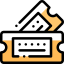 Movie tickets icon 64x64