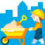 Wheelbarrow icon 64x64