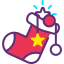 Christmas sock icon 64x64
