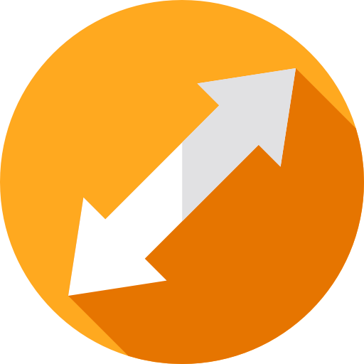 Diagonal arrow icon