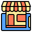 Online shopping icon 64x64