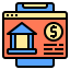 Online banking icon 64x64