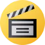 Clapperboard icon 64x64