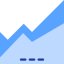Area chart Symbol 64x64