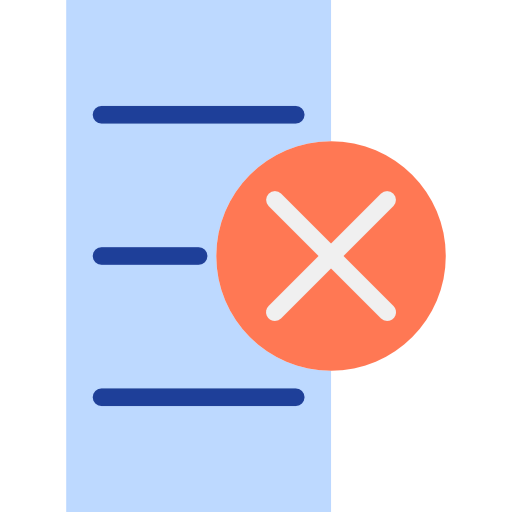 Delete column icon