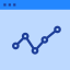 Line chart Symbol 64x64