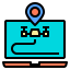 Flight path icon 64x64