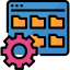 Folder management icon 64x64
