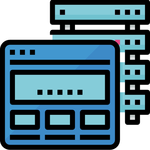 Web hosting Ikona