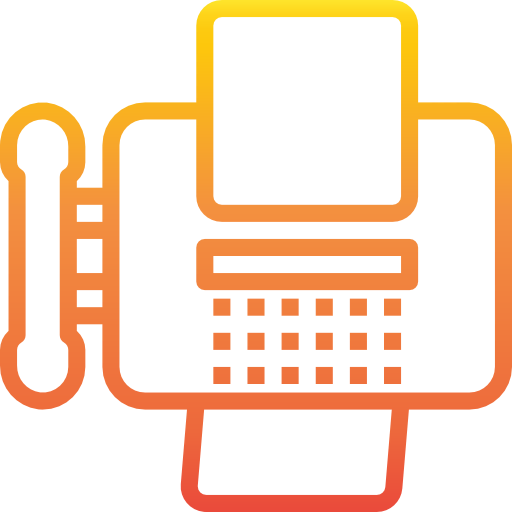 Fax machine icon