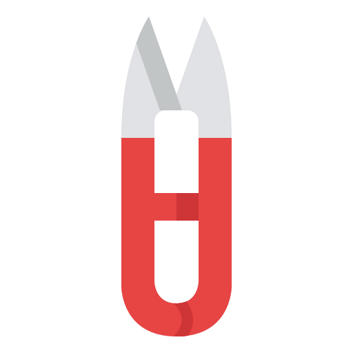 Sewing scissors icon