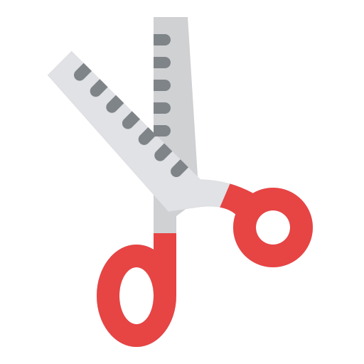 Pinking scissors icon