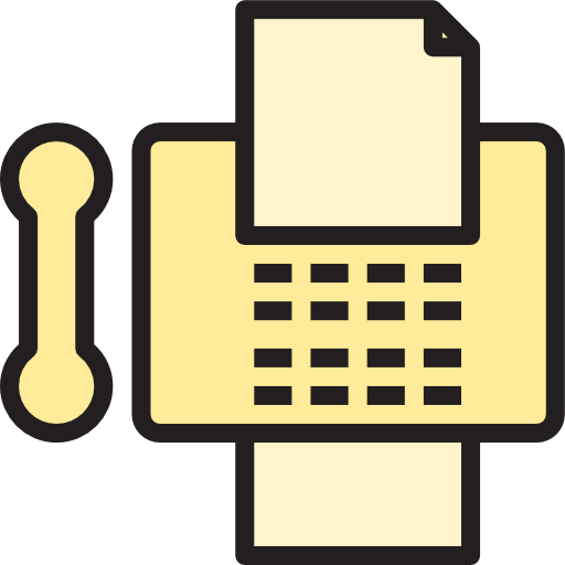 Fax machine icon