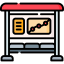 Bus stop icon 64x64