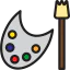 Painting palette icon 64x64