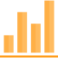 Bar chart icon 64x64