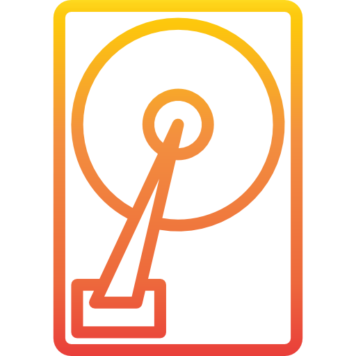 Hard disk icon
