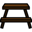 Picnic table icon 64x64