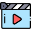 Clapperboard icon 64x64