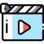 Clapperboard icon 64x64