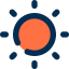 Sun icon 64x64