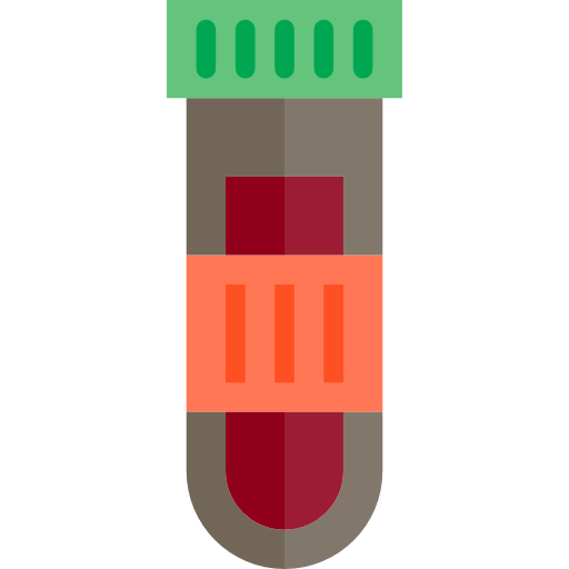 Blood sample icon