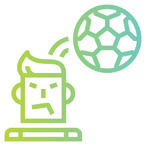 Head hitting icon