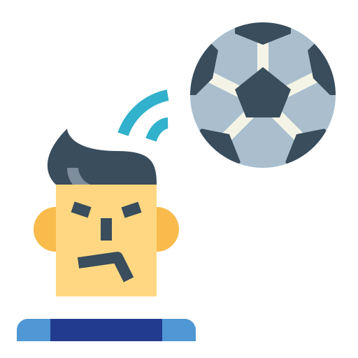 Head hitting icon
